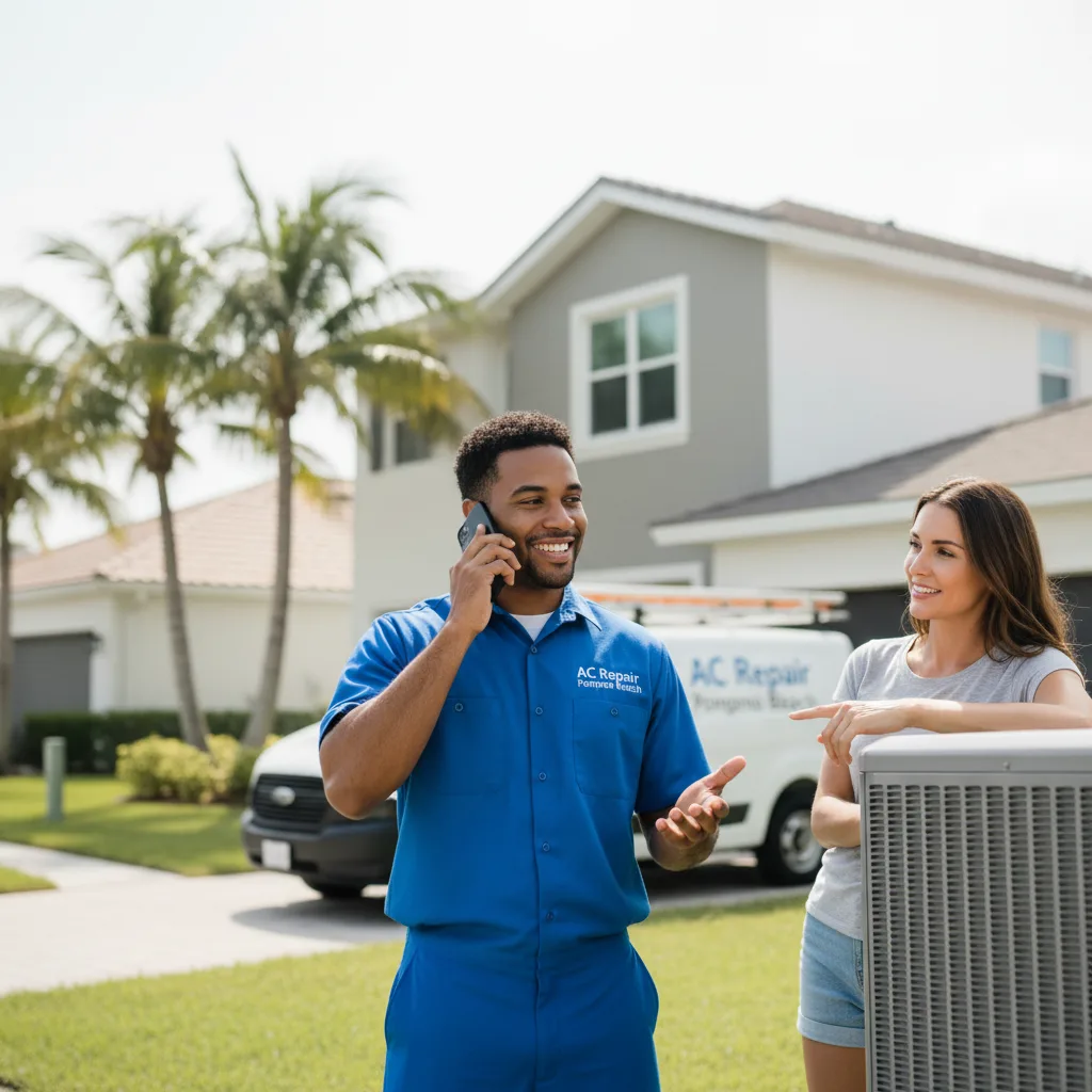 AC Repair Pompano Beach customer support in Sayre